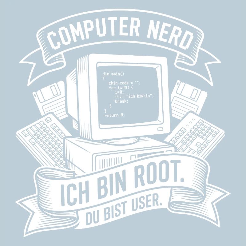 Je suis un nerd informatique root