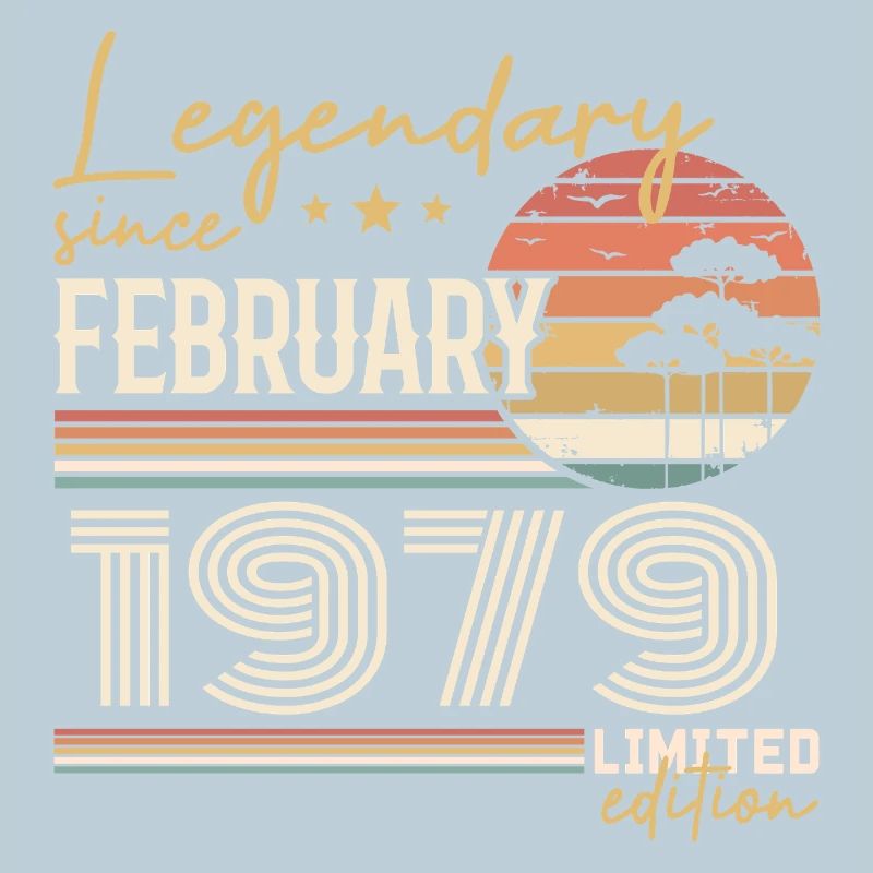 Février 1979 anniversaire 1979 légendes Février