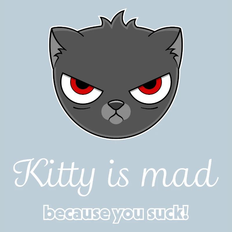 offended cat