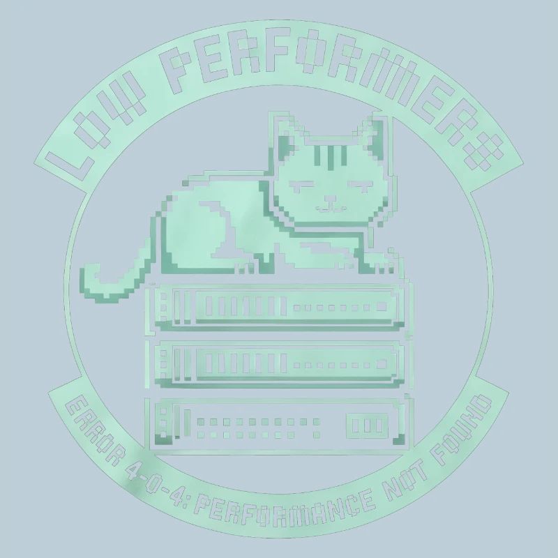 Low Performers Katze Server Pixel Art