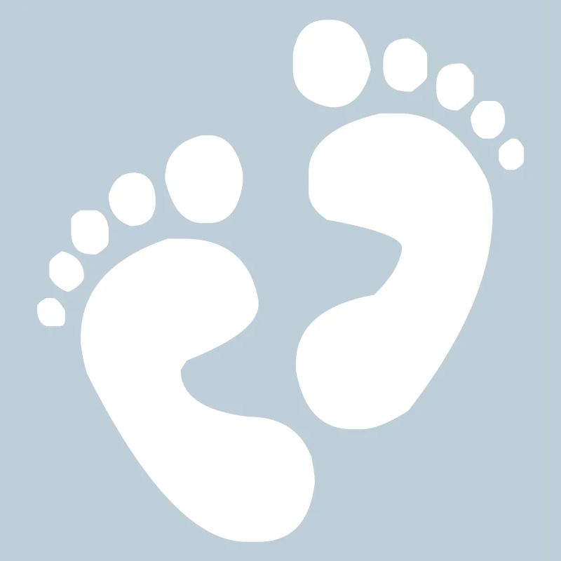 Empreintes de pas pieds