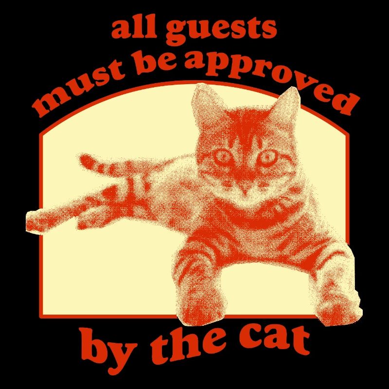 Approuvé par le chat – Motif de chat amusant