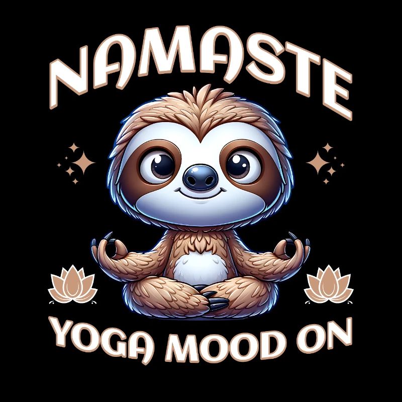 Namaste Sloth Yoga Mood