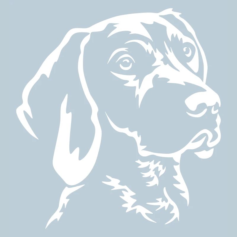 German Shorthair Head "Black Edition"