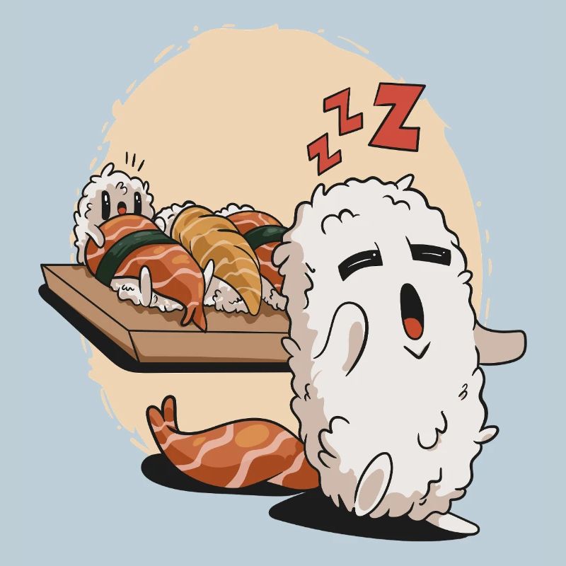 Sleeping sushi