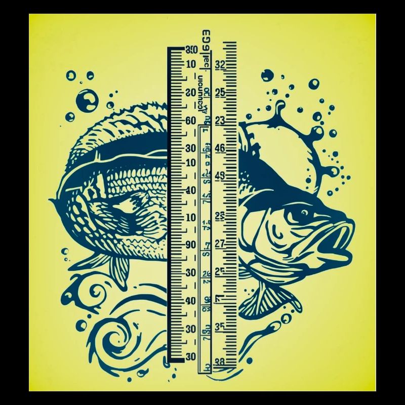 Fish Meter Art Yellow
