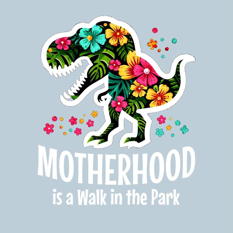 Muttersein ist ein Spaziergang im Park