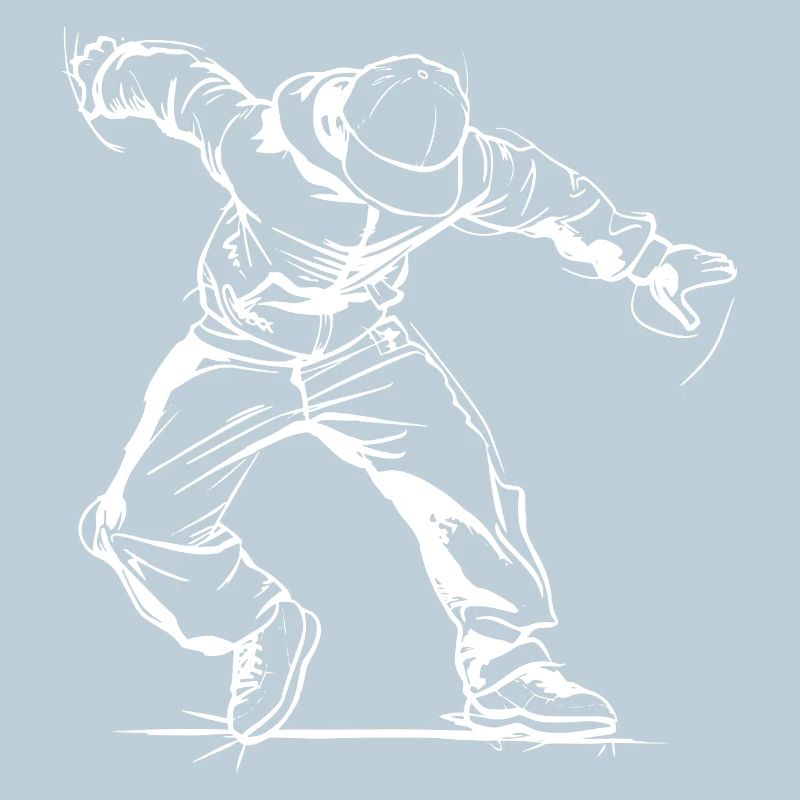 Croquis de breakdancer
