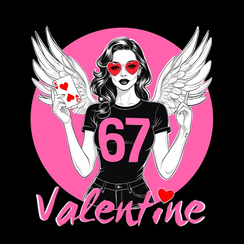 67 Valentine Winged Heroine