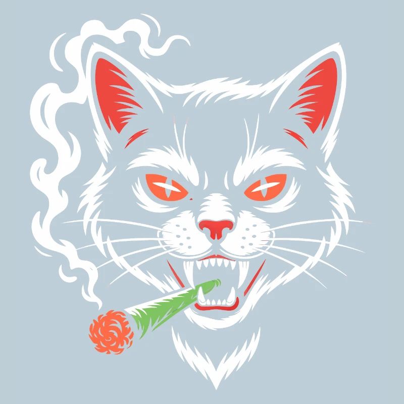 Chat en colère avec articulation