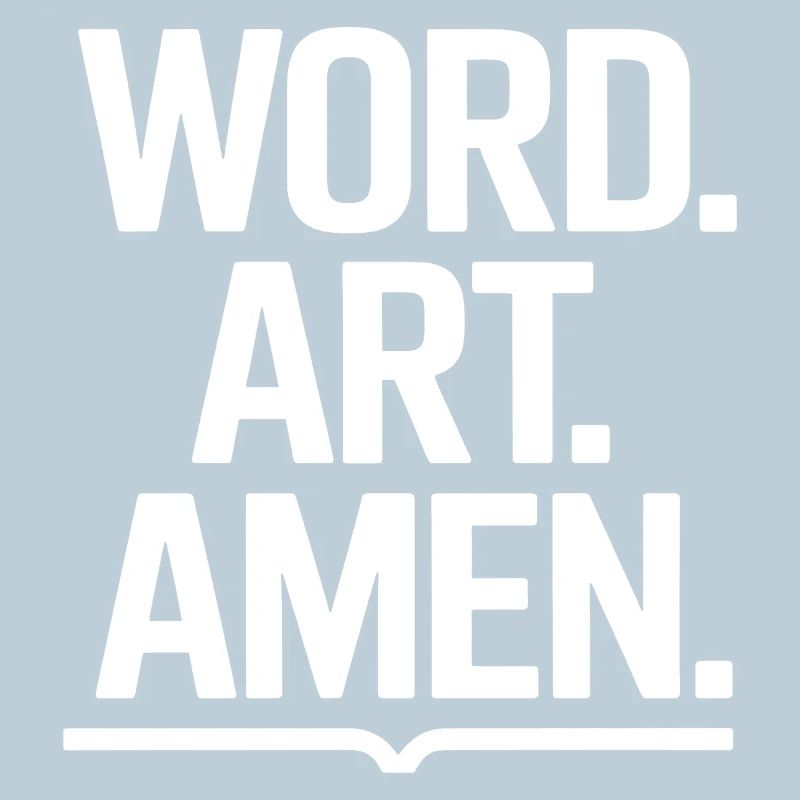 Word Art Amen Typography