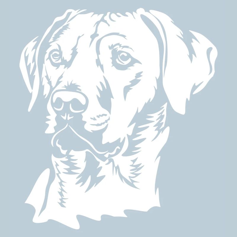Rhodesian Ridgeback Kopf "Black Edition"