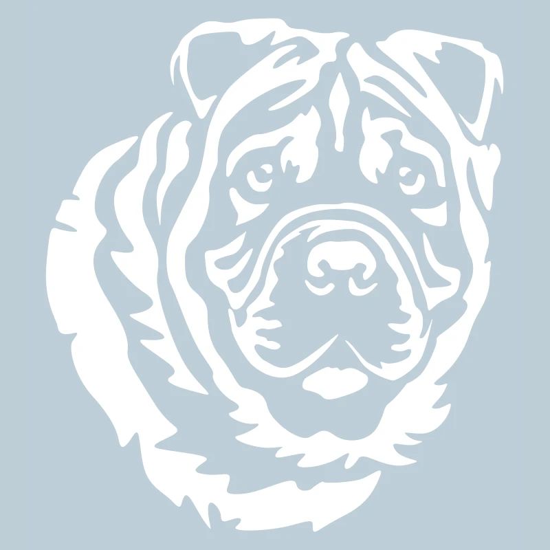 Shar-Pei Head « Black Edition »