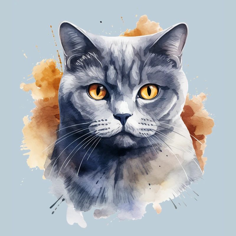 Katze Kopf Britisch Kurzhaar