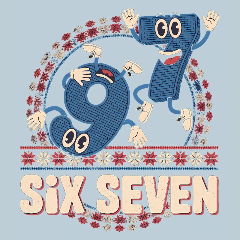 6 7 Six Seven Memes -- Aura Points Kids Gaming