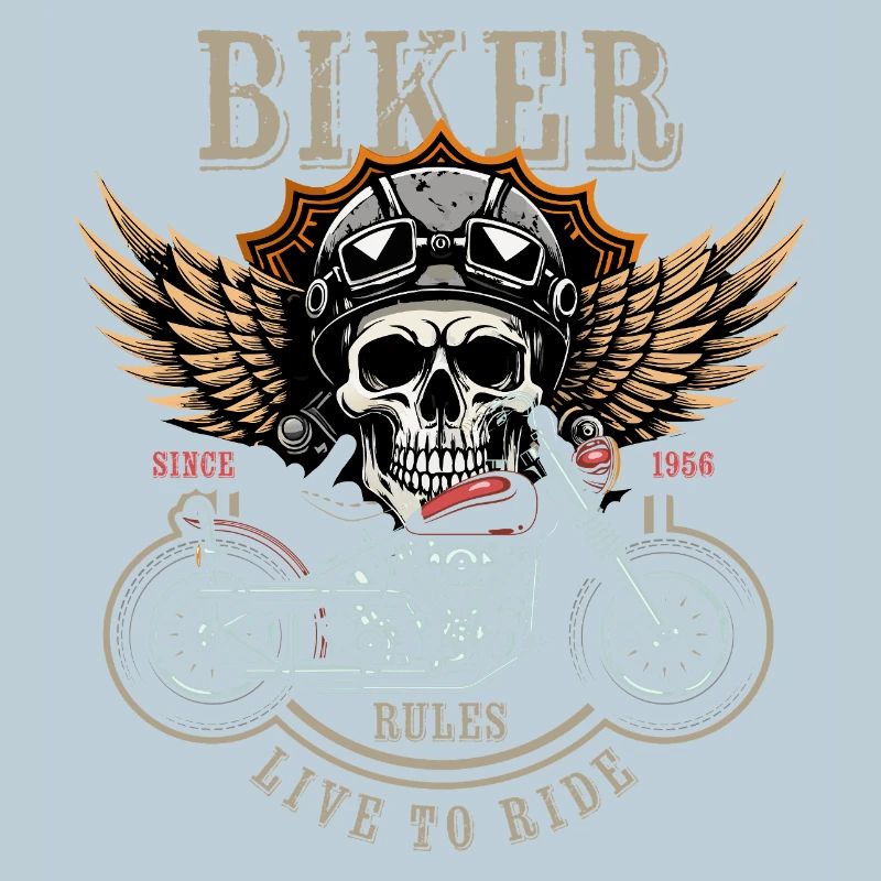 Biker Rules - Since 1956 - Live to Ride