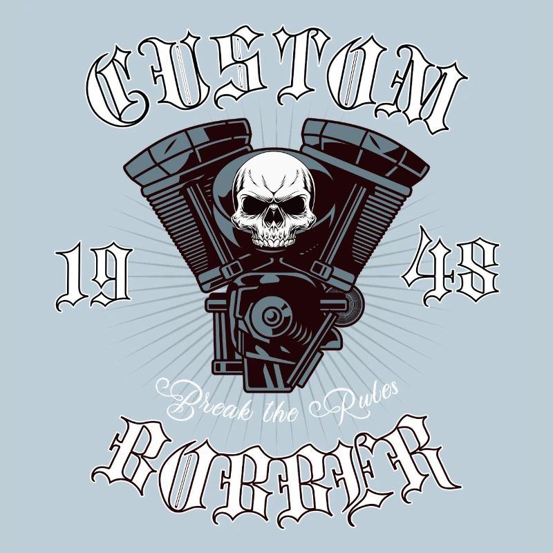 Bobber Chopper Motorcycle Design