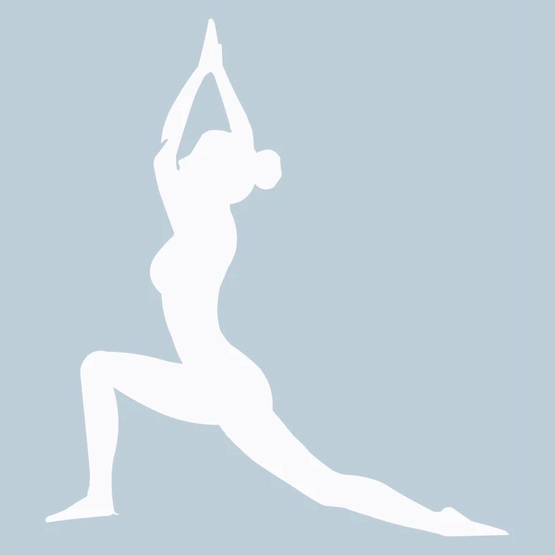 Posture de yoga Silhouette Équilibre de la force