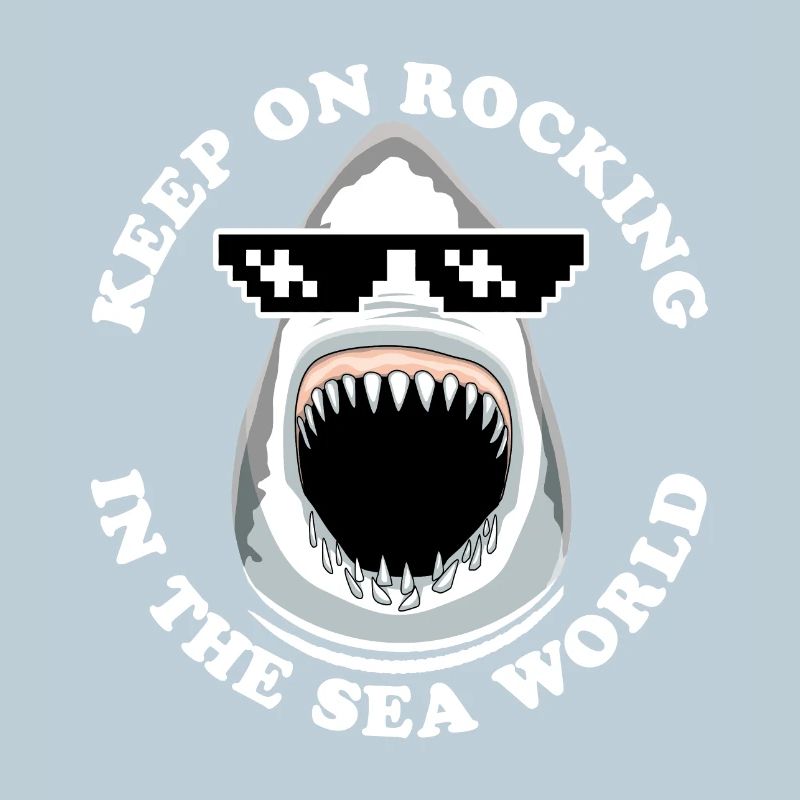 Requin Avec Lunettes De Soleil