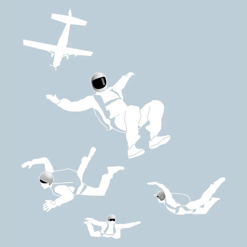 Fallschirmspringer, Sky diving