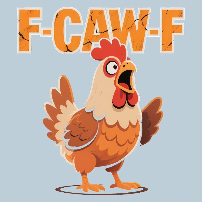 F-Caw-F Drôle de poulet Meme - Surdoué