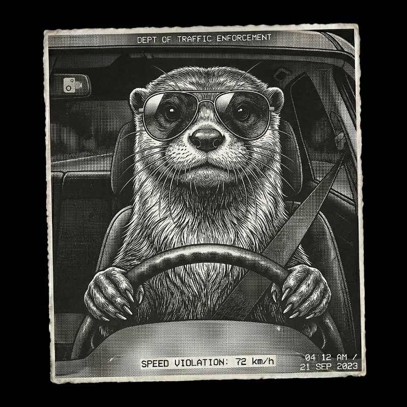 Otter Flashed