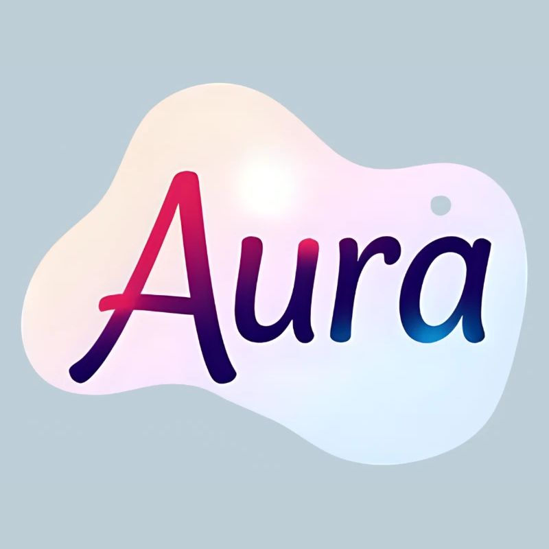 Aura – Design Typographique Coloré Moderne