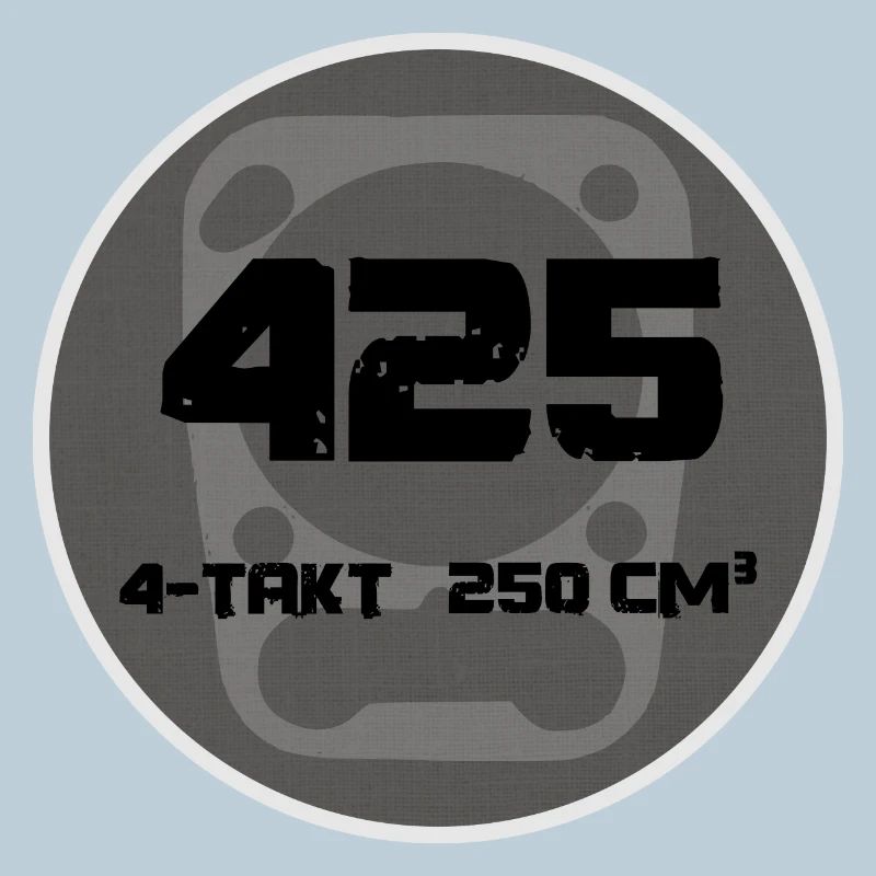 Motif d’insigne quatre temps 250cc