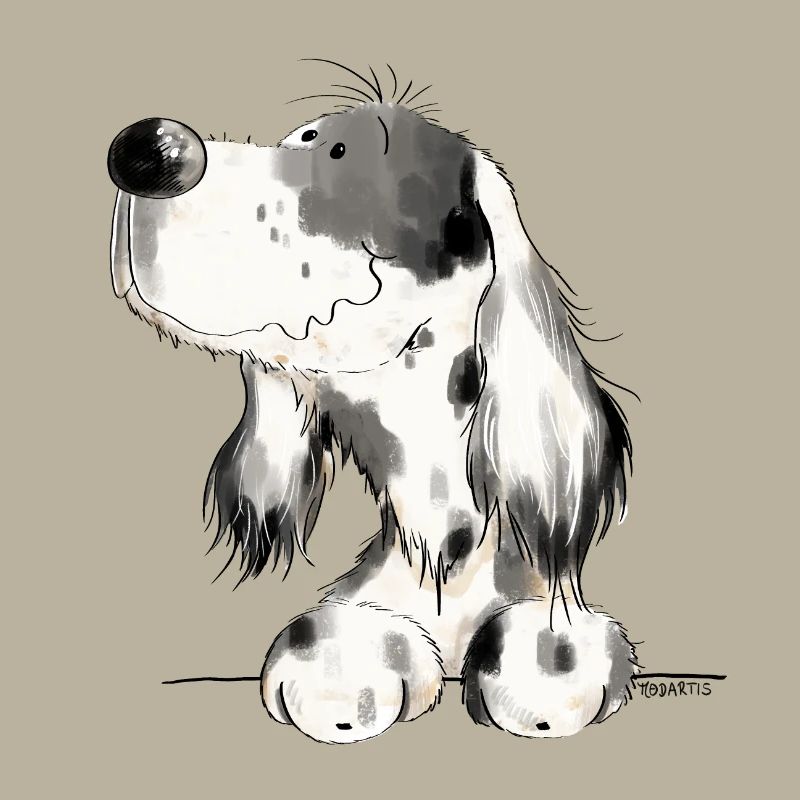 Englischer Setter I Hunde Comic Geschenk