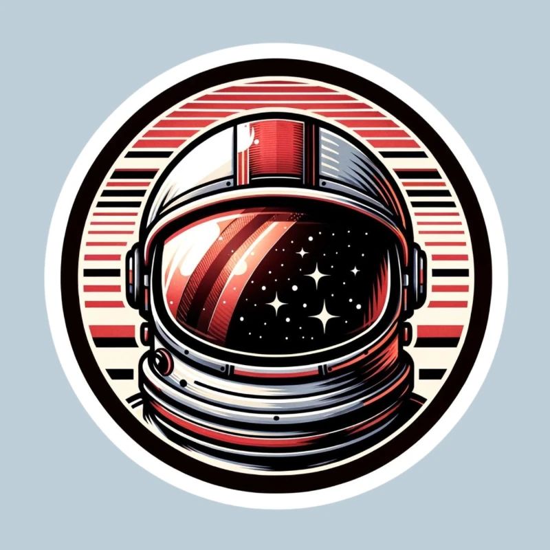 "Visière des Étoiles" - Insigne de Casque Spatial
