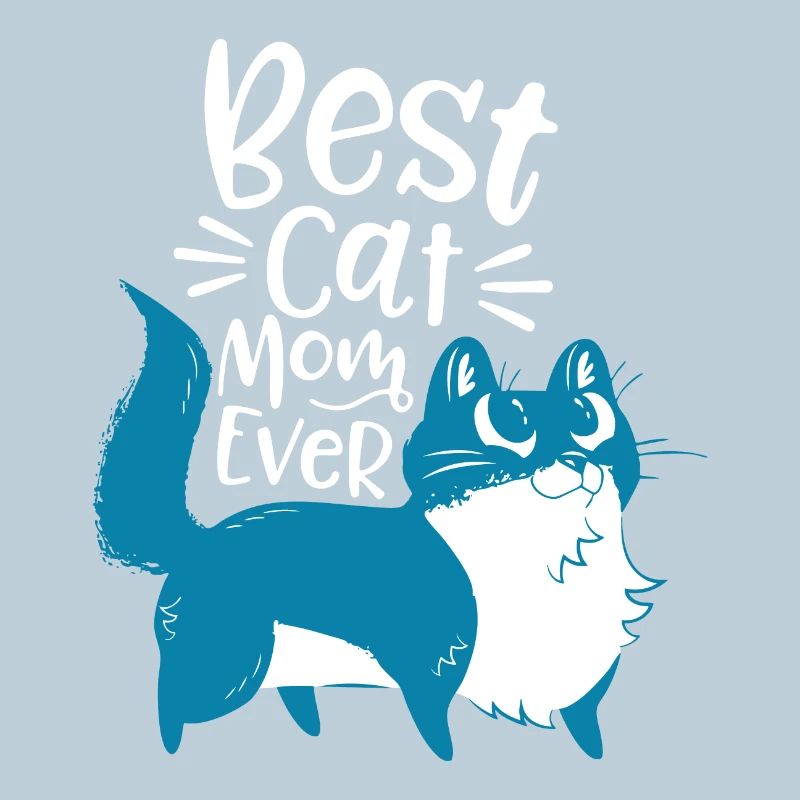 Meilleure maman chat de tous les temps - Motif de chat mignon