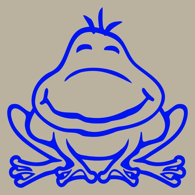 Frog Toad Smiles Funny Comic Happy Cute