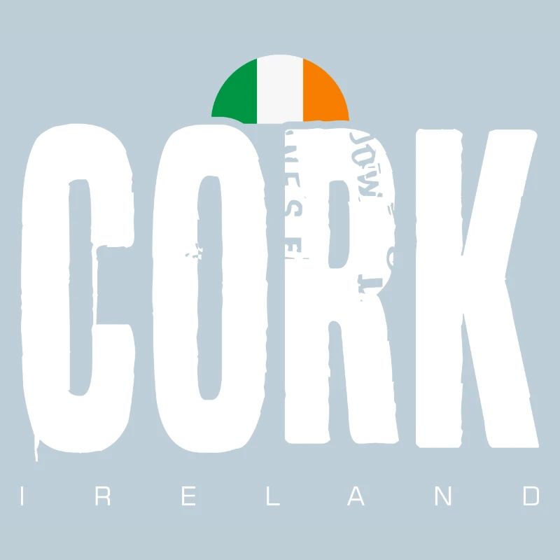 Emblème du drapeau de l’Irlande en liège