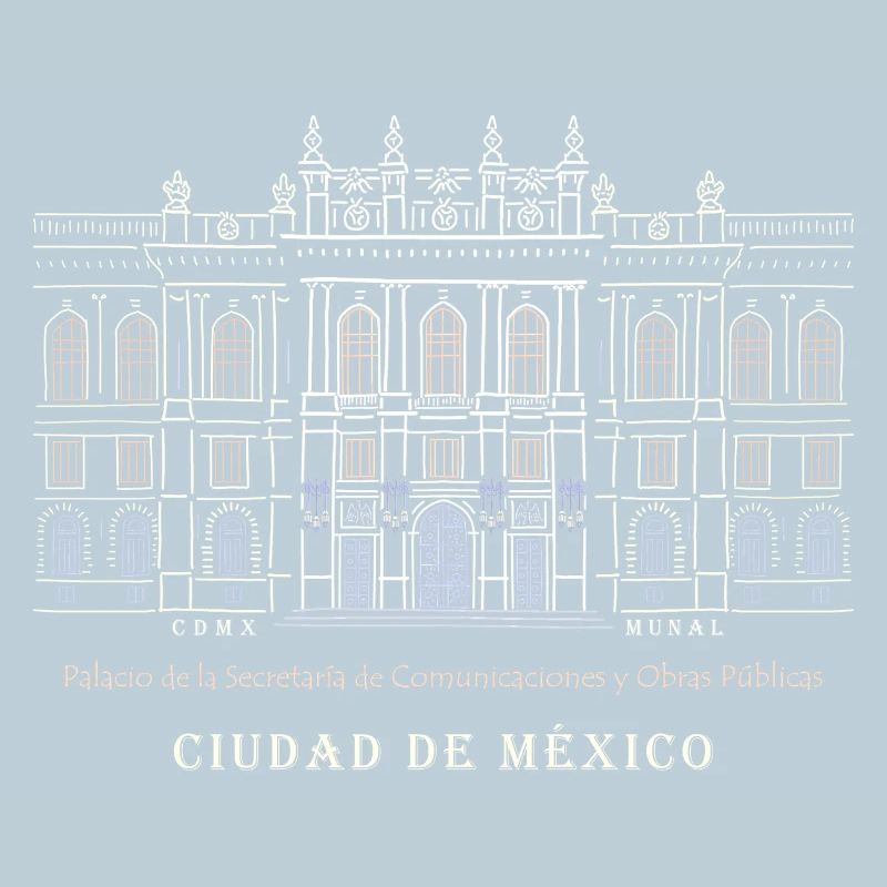 Mexico, Musée d’art, Dessin à la main
