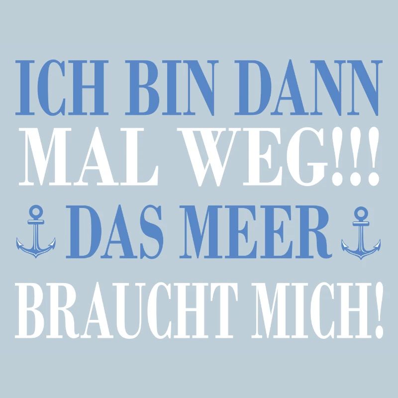 Meeresabend Sinnspruch Design