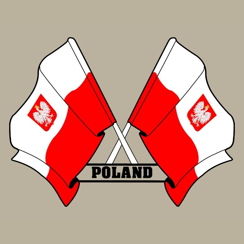 Les drapeaux de la Pologne