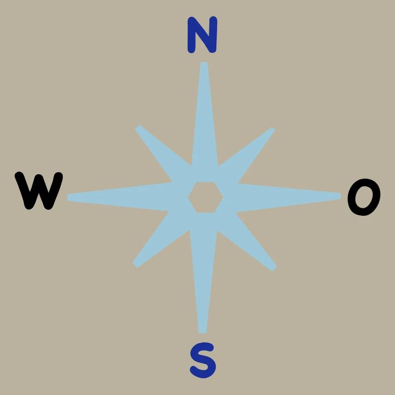 Compass Cardinal Directions Star Compass Maritime
