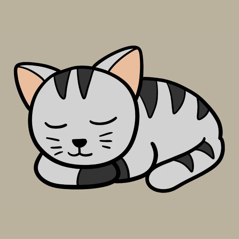 Sleeping Kitten