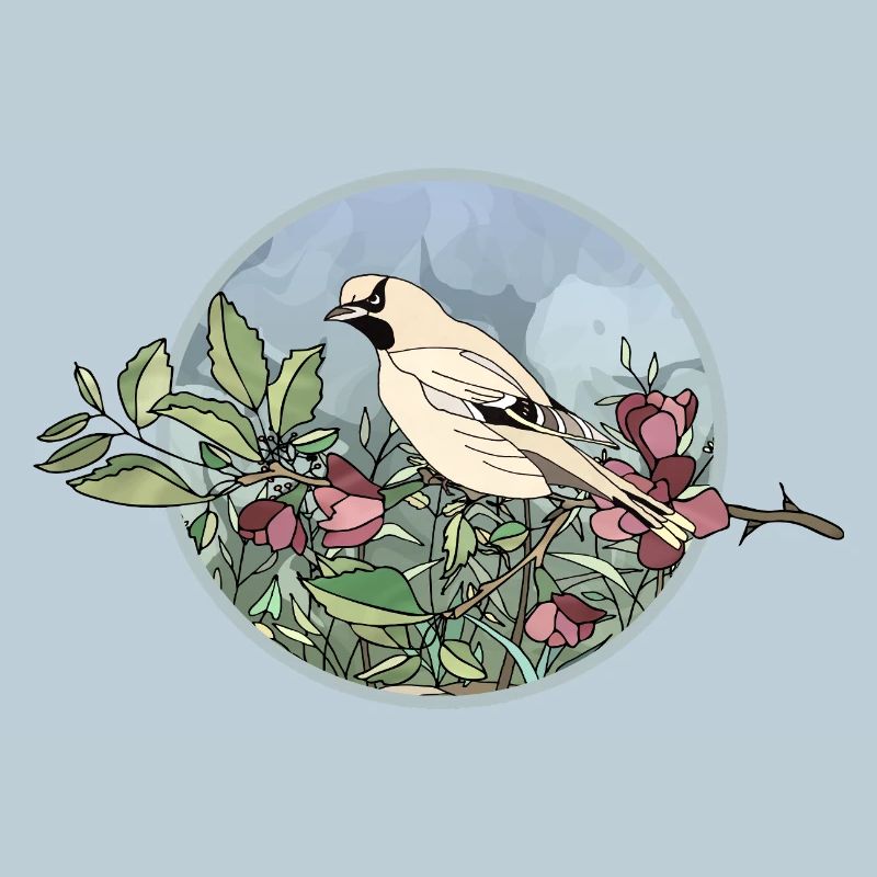 Bunter Vogel