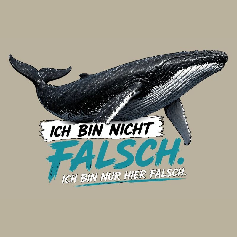 Buckelwal Statement – Ich bin nur hier falsch