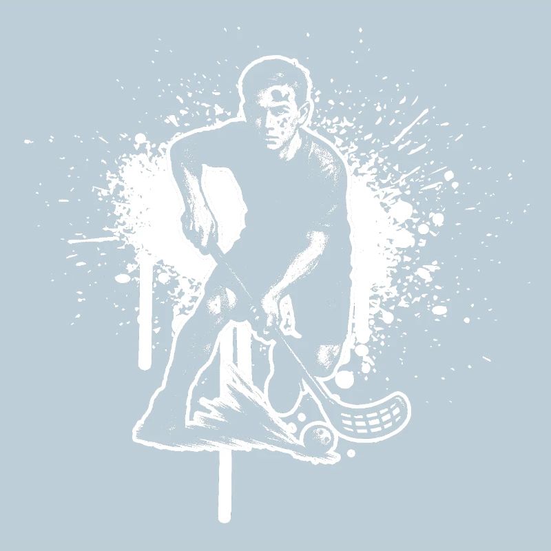 Dessin propre de floorball pour floorball