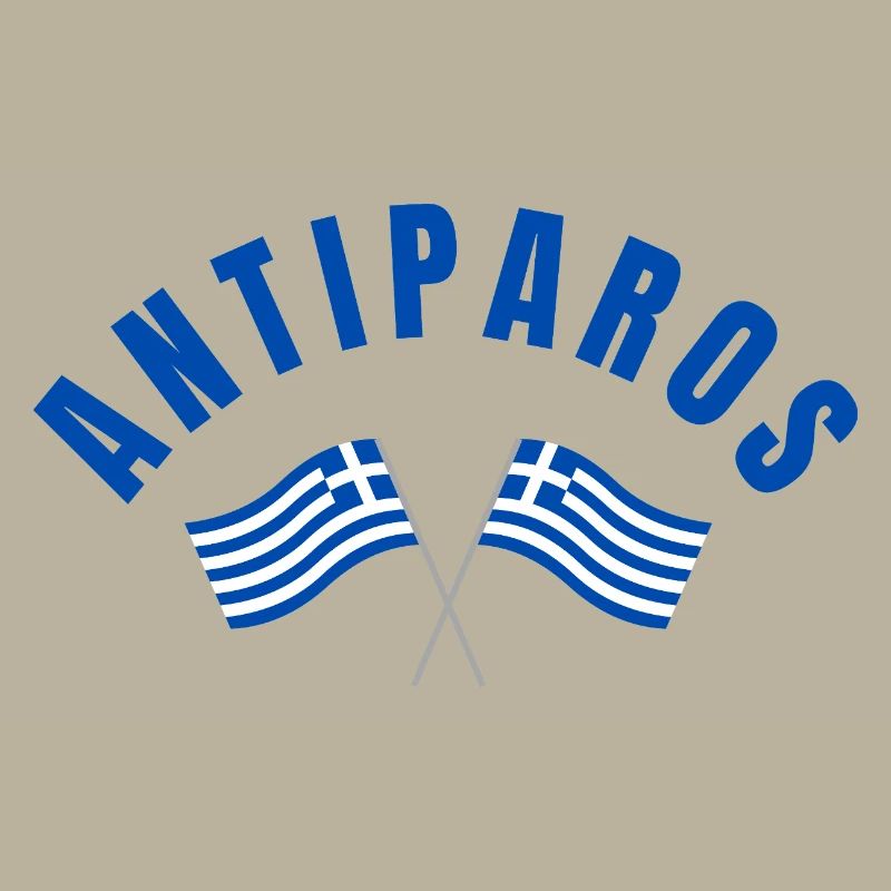 Drapeaux grecs d’Antiparos