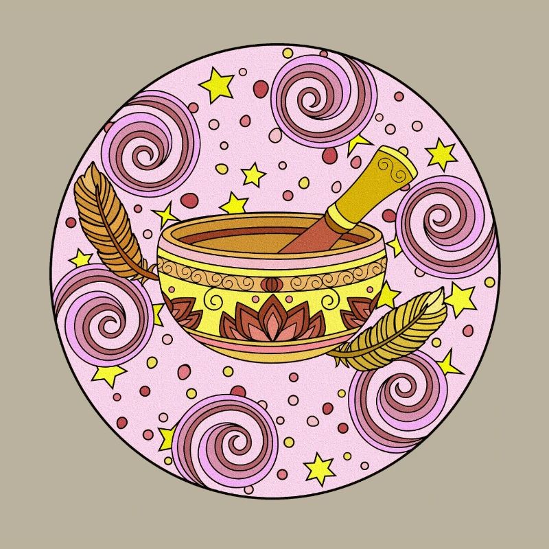 Spiral Singing Bowl Pattern