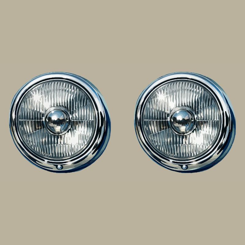 Double Headlight Reflections