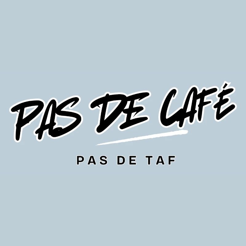 Kein Kaffee Typografisches Design