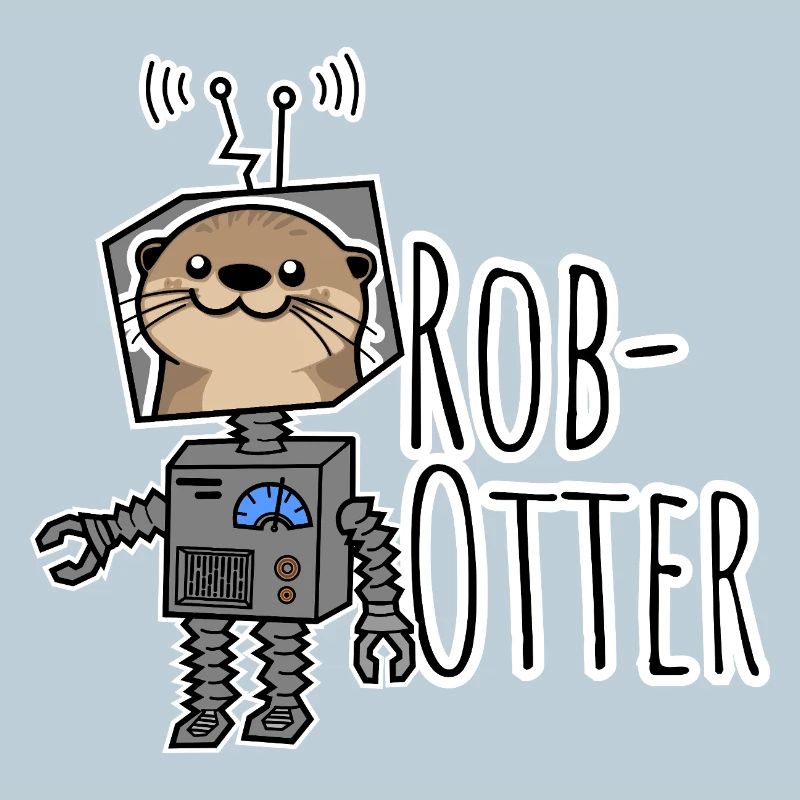 Rob-Otter - Half Otter, Half Robot Pun!