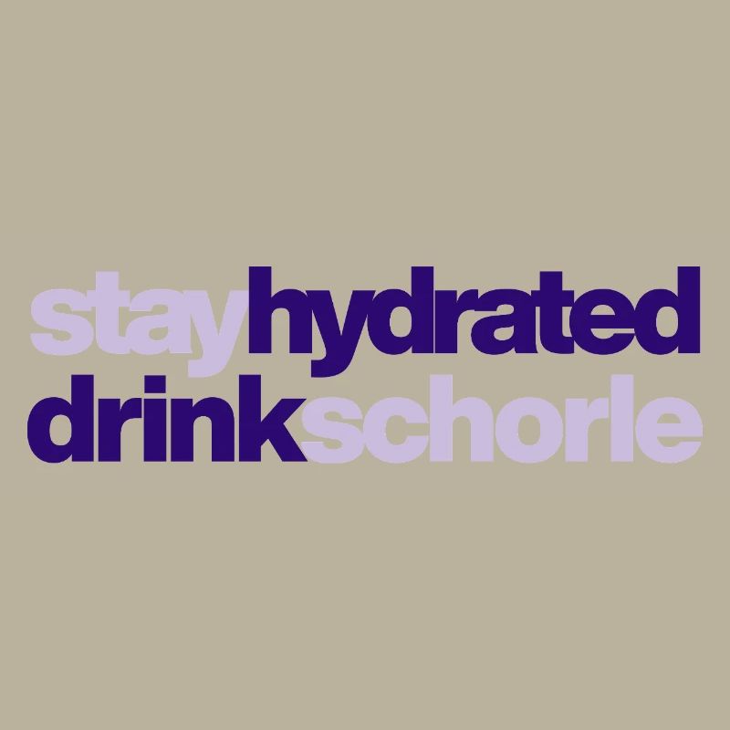 Restez hydraté - buvez du spritzer