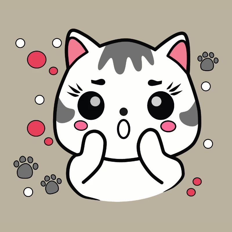 Surprised Cute Cat