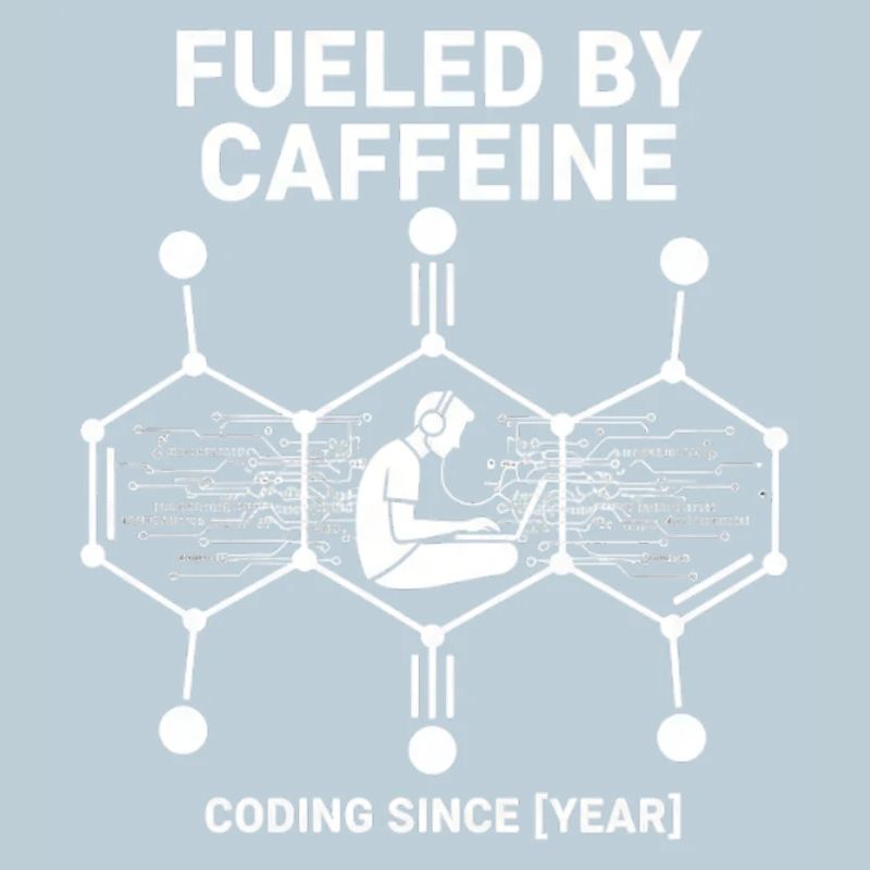 Alimenté par la caféine Coding Chemise | Programmeur