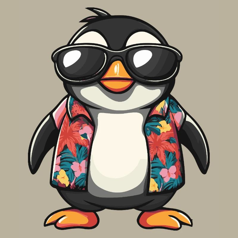 Vacances Penguin Comic